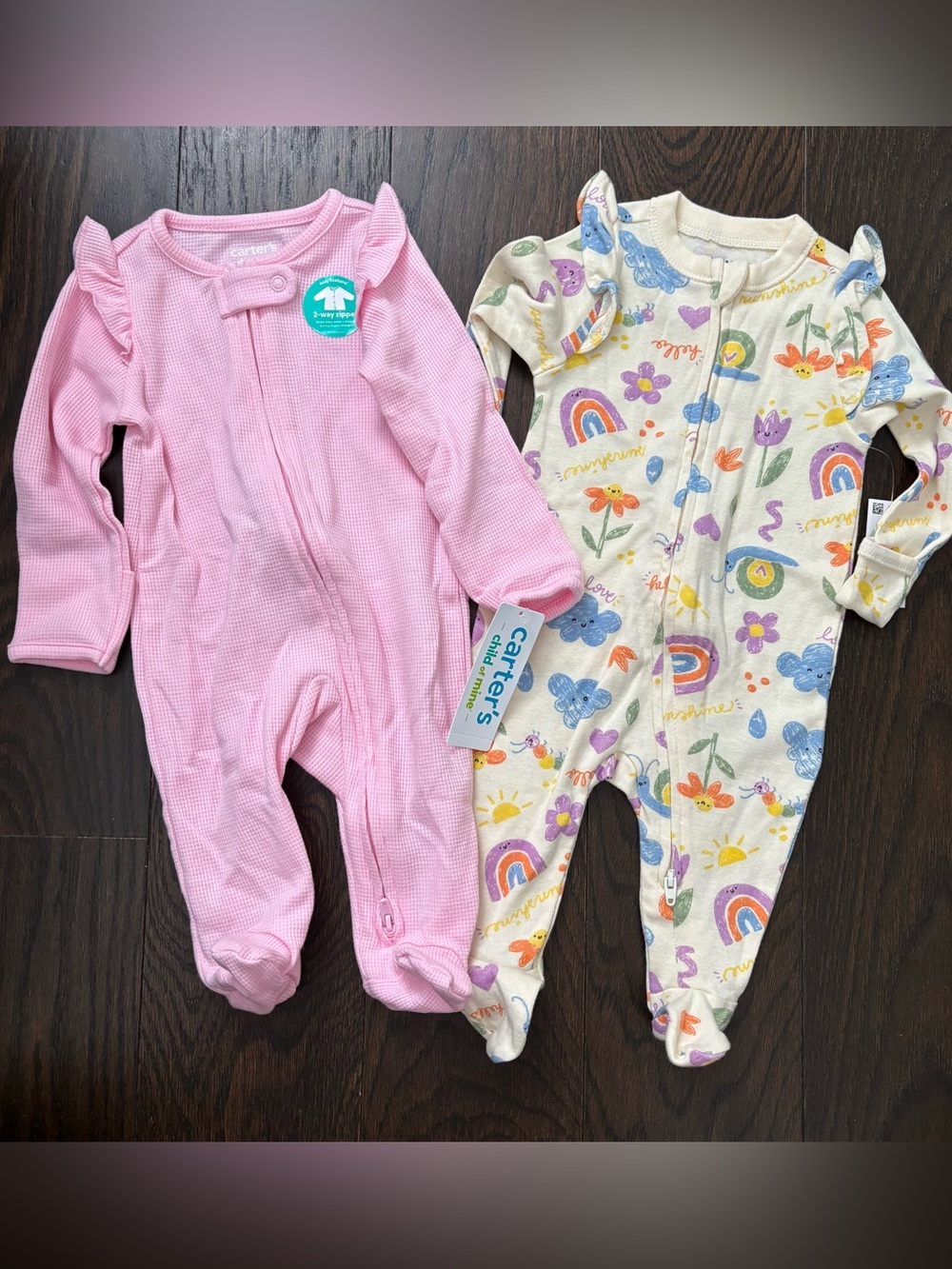 Baby Onesie’s Carter’s and Old Navy baby 0-3 months baby girl